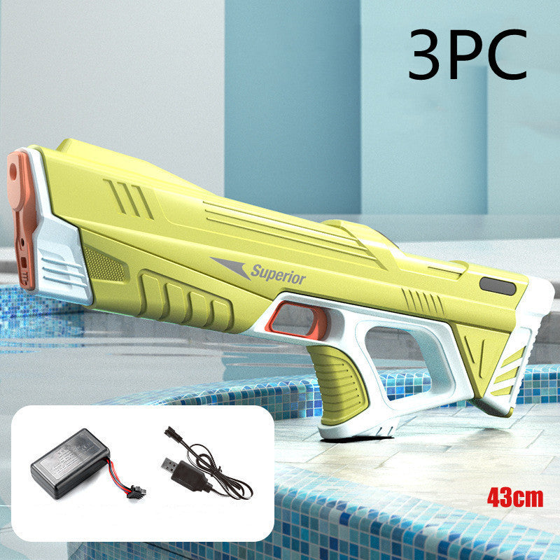 Full-Automatic Electric Water Gun – High-Tech Induction Water Blaster for Beach & Outdoor Fun