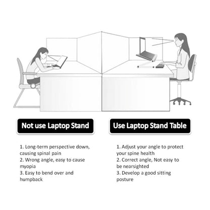 Ergonomic Foldable Laptop Stand & Tablet Holder | Adjustable Desk Stand for Better Posture