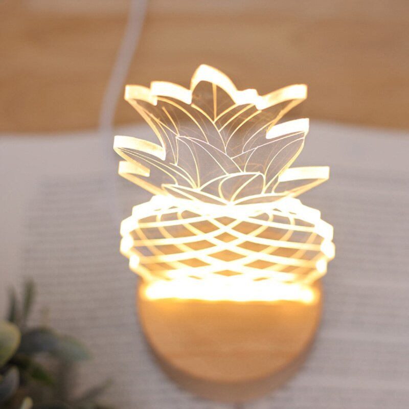 Pineapple Bedside Table Lamp – Stylish & Cozy Night Light