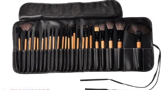 24-Piece Professional Makeup Brush Set – Eyebrow, Foundation, Eyeshadow & Face Brushes Kit