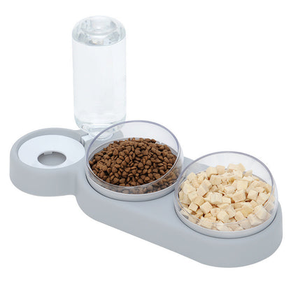 Automatic Pet Feeder & Water Fountain – Elevated Double Bowl for Cats & Dogs