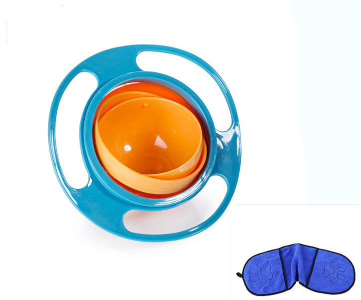 360° Rotating Universal Spill-Proof Bowl – No Mess Dish for Kids