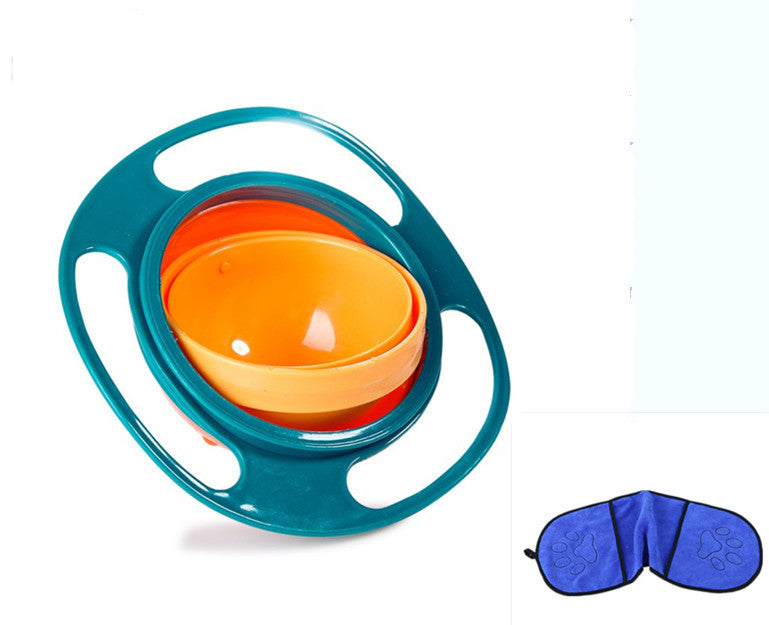 360° Rotating Universal Spill-Proof Bowl – No Mess Dish for Kids