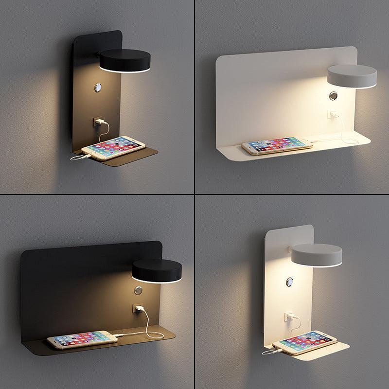 Bedroom Bedside Lamp with USB Port & Phone Charging – Modern & Convenient