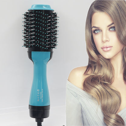 3-in-1 Hot Air Brush – Hair Dryer, Straightener & Curler for Salon-Style Blowouts