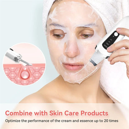 Rechargeable Skin Scrubber – Facial Exfoliator, Blackhead Remover & Pore Cleaner