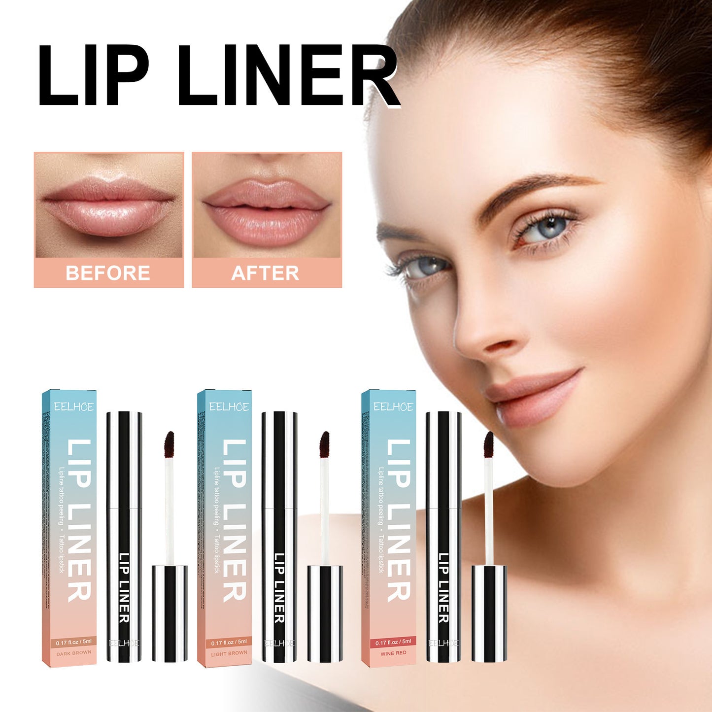 Waterproof Stripping Lip Liner – Long-Lasting Outline for Perfect Lips