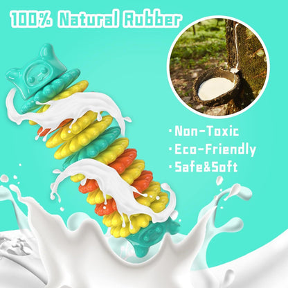 Durable Dog Chew Toys for Aggressive Chewers – Indestructible Rubber Teething Toys for All Breeds