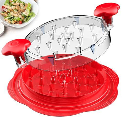 Chicken Shredder Tool – Anti-Slip Meat Shredder with Ergonomic Handle & Transparent Lid