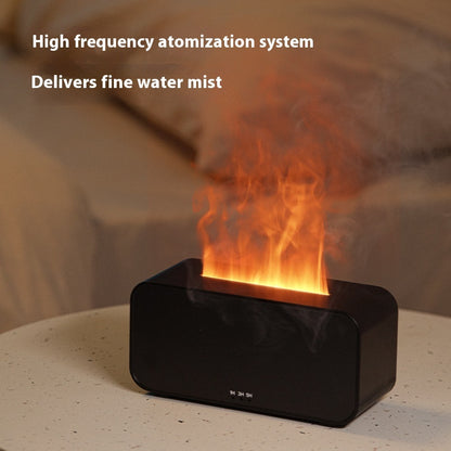 Timing Simulation Aroma Diffuser – USB Household Flame Humidifier & Aromatherapy Spray Machine