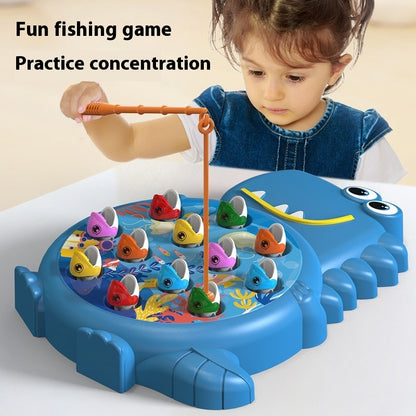 Children's Magnetic Dinosaur Fishing Game – Educational Simulation Toy for Kids