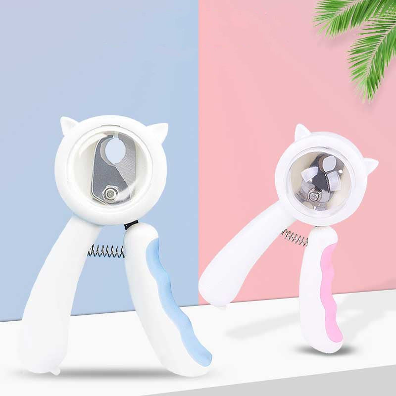 Splash-Proof Pet Nail Scissors – Safe & Easy Trimming for Dogs & Cats