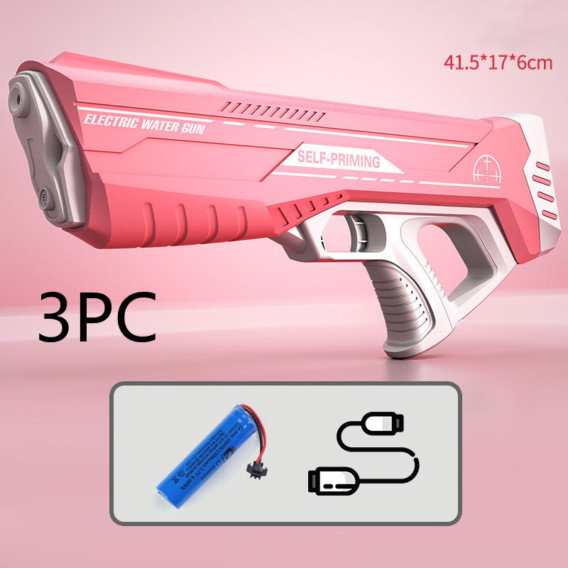 Full-Automatic Electric Water Gun – High-Tech Induction Water Blaster for Beach & Outdoor Fun