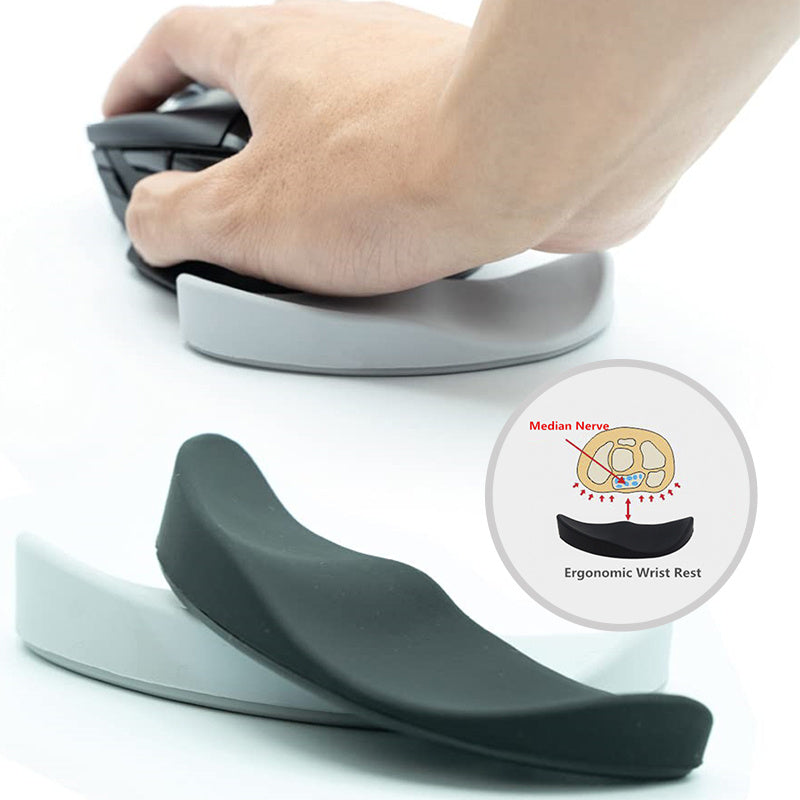 Ergonomic Wrist Rest Mouse Pad – Non-Slip Silicone Gel Support for Office & Gaming