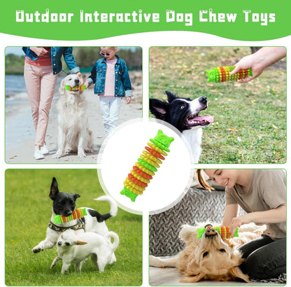 Durable Dog Chew Toys for Aggressive Chewers – Indestructible Rubber Teething Toys for All Breeds