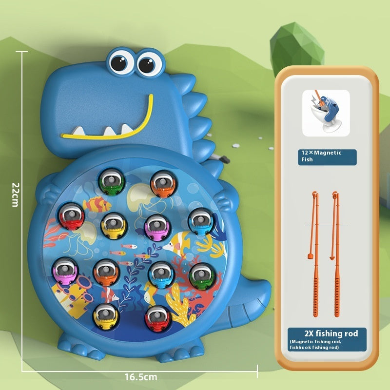 Children's Magnetic Dinosaur Fishing Game – Educational Simulation Toy for Kids