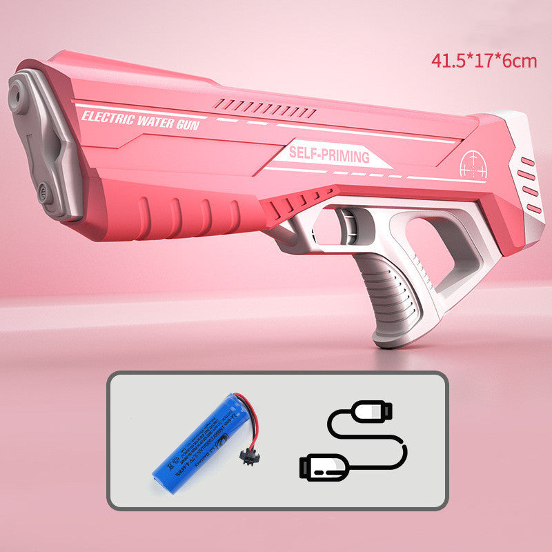 Full-Automatic Electric Water Gun – High-Tech Induction Water Blaster for Beach & Outdoor Fun