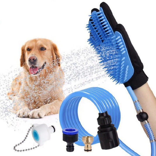 Handheld Pet Shower Head & Massager – Easy Bathing Tool for Dogs & Cats