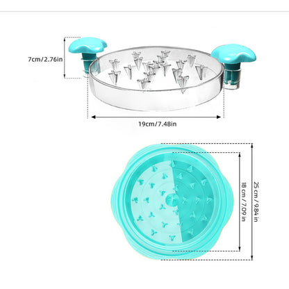 Chicken Shredder Tool – Anti-Slip Meat Shredder with Ergonomic Handle & Transparent Lid