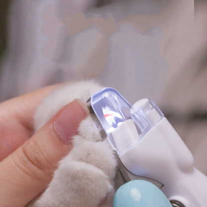 LED Electric Pet Nail Clippers – Dog & Cat Nail Grinder with LED Light for Safe Grooming