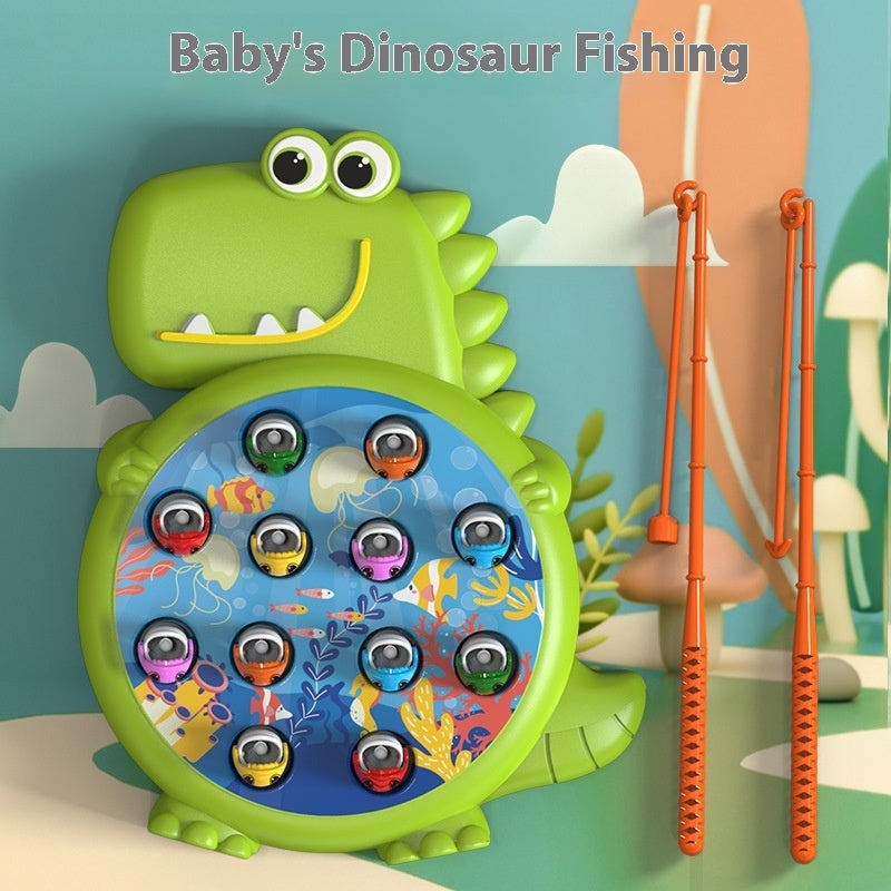 Children's Magnetic Dinosaur Fishing Game – Educational Simulation Toy for Kids