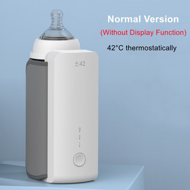 Portable Wireless Baby Bottle Warmer – USB Rechargeable, Constant Temperature Heating Bag