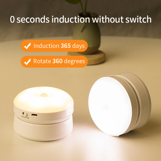 Rotating Motion Sensor Light | LED Night Light for Corridor, Garage & Wardrobe