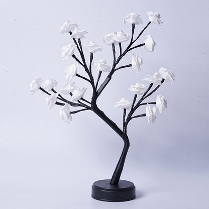 Rose Flower Tree Table Lamp | USB Fairy Night Light for Wedding, Valentine & Christmas Gifts