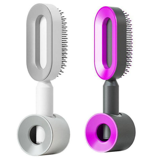 Self-Cleaning 3D Air Cushion Hair Brush – Tangle-Free Styling & Gentle Scalp Massage