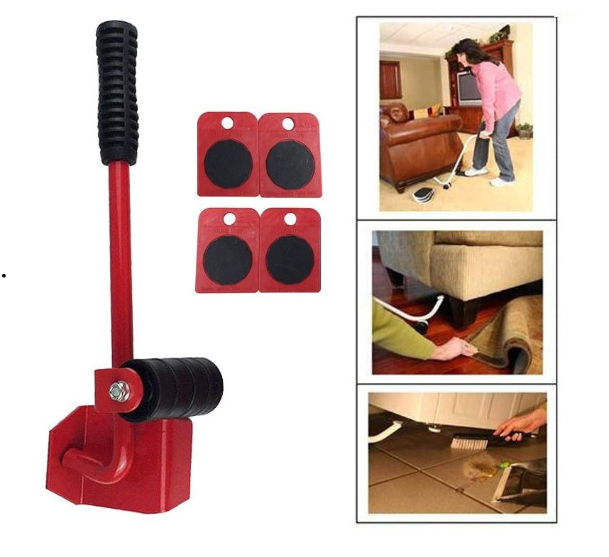 Professional Furniture Moving Tool Set | 5PCS Lifter & Mover Device for Easy Transport