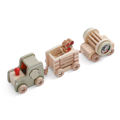 Wooden Baby Puzzle Toy – Multi-Functional Train for Early Education & Shape Recognition