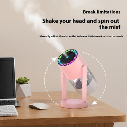 Starry Sky Projection Humidifier – Portable USB Ambient Light & Mist Sprayer for Home & Car