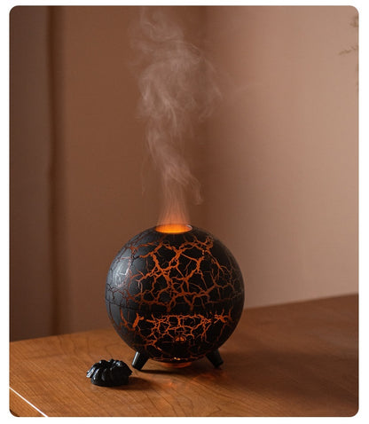 Creative Planet Atmosphere Lamp & USB Humidifier – 200ML Aroma Diffuser with Essential Oil Option