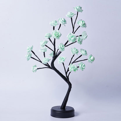 Rose Flower Tree Table Lamp | USB Fairy Night Light for Wedding, Valentine & Christmas Gifts