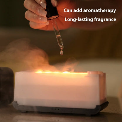 Timing Simulation Aroma Diffuser – USB Household Flame Humidifier & Aromatherapy Spray Machine