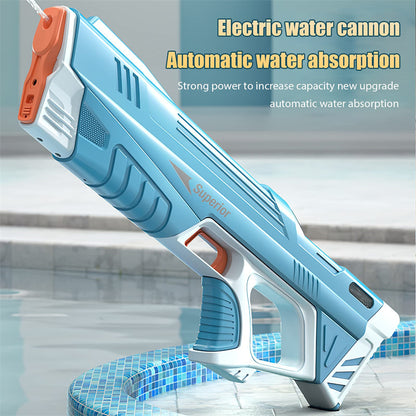 Full-Automatic Electric Water Gun – High-Tech Induction Water Blaster for Beach & Outdoor Fun