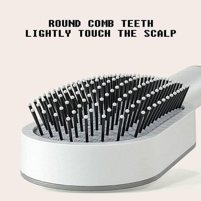 Self-Cleaning 3D Air Cushion Hair Brush – Tangle-Free Styling & Gentle Scalp Massage