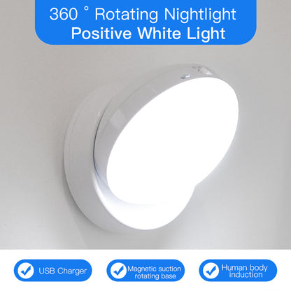 Rotating Motion Sensor Light | LED Night Light for Corridor, Garage & Wardrobe