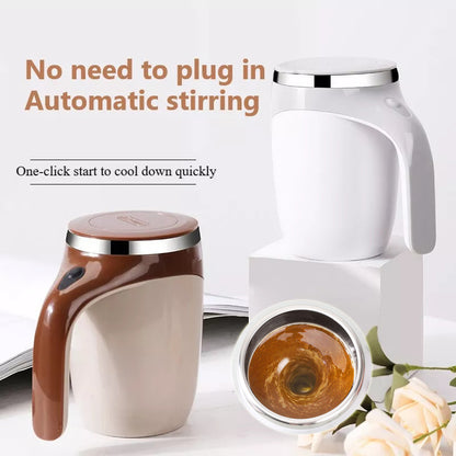 Rechargeable Automatic Stirring Cup – Electric Coffee Mug & Magnetic Lazy Milkshake Maker