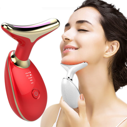 EMS Thermal Neck Lifting Massager – Electric Microcurrent Wrinkle Remover for Tightening